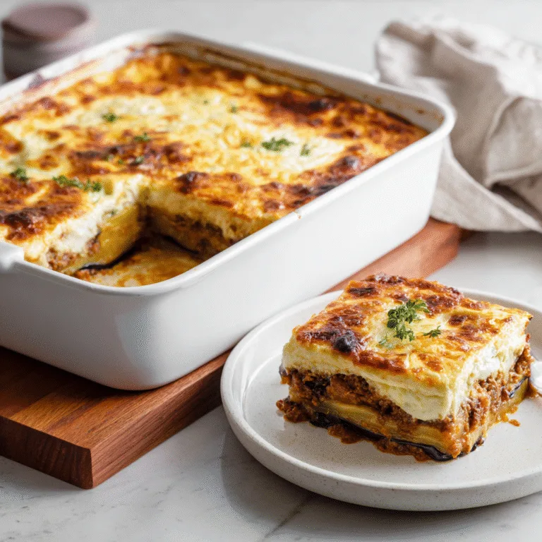 Classic Greek Moussaka – Layers of Flavor