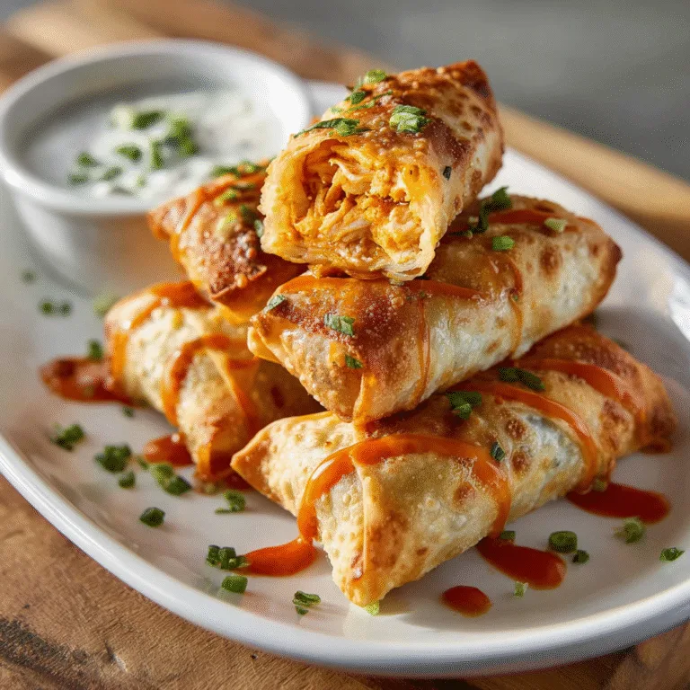 The Ultimate Buffalo Chicken Egg Rolls Recipe