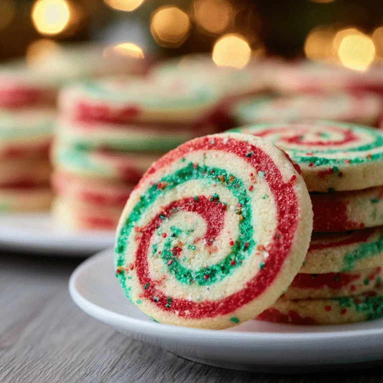 Christmas Pinwheel Cookies