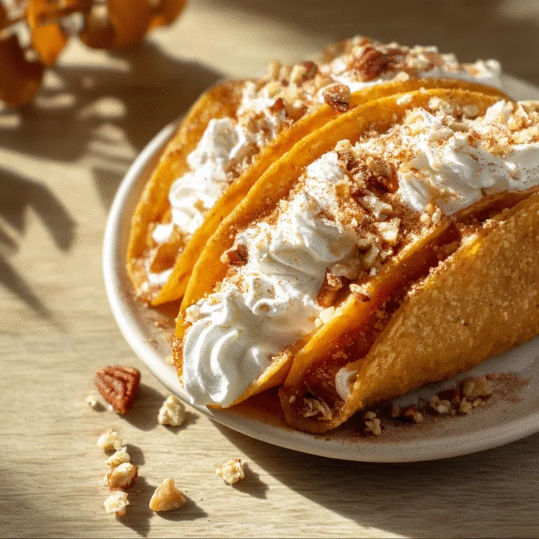 Pumpkin Pie Tacos