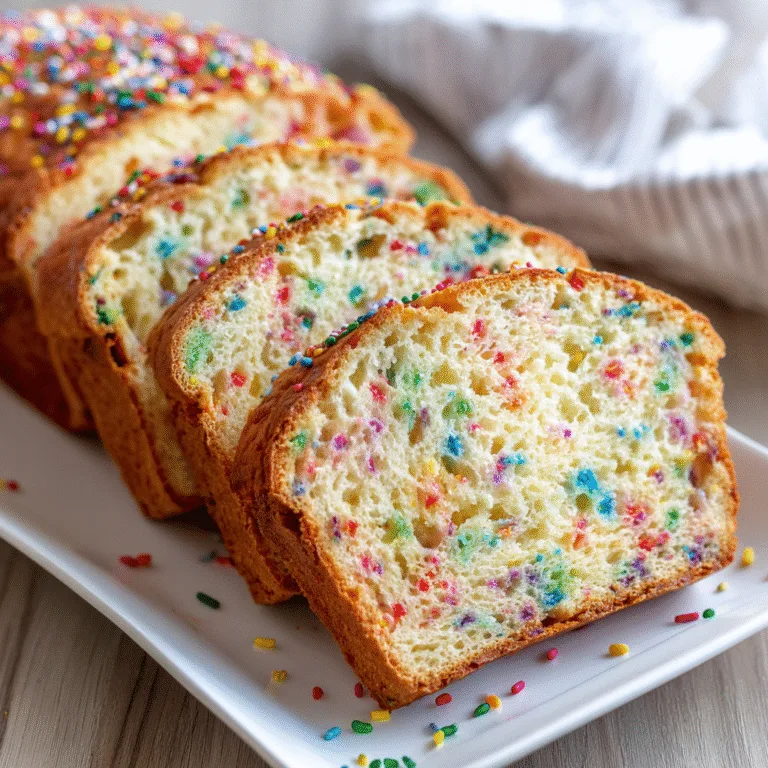 Christmas Sprinkle Buttermilk Bread: The Perfect Festive Quick Bread for Holiday Magic