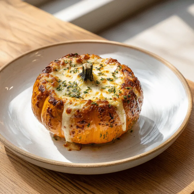 Pizza-Stuffed Pumpkins – Festive Halloween Recipe