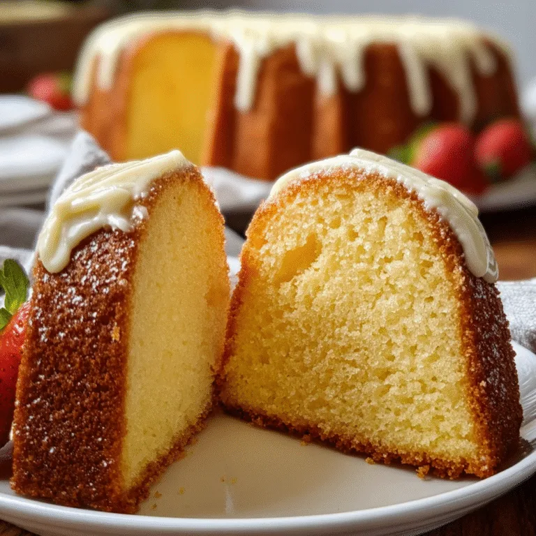 Cream Cheese Pound Cake – Rich, Moist & Timeless