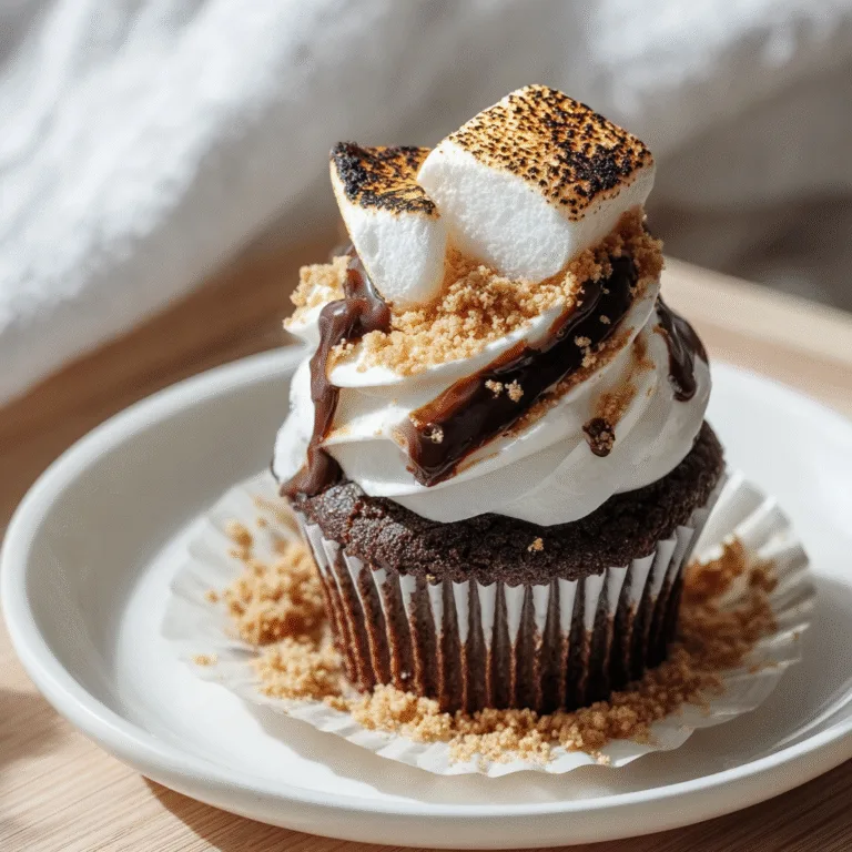 Heavenly S’mores Cupcake – Campfire Bliss in Every Bite