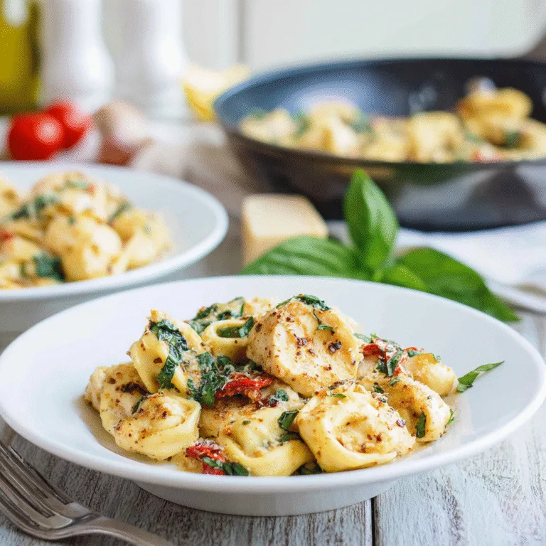 Italian Parmesan Chicken Tortellini – Creamy, Comforting, and Irresistible