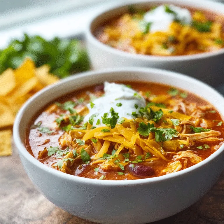 Slow Cooker Chicken Enchilada Soup – Cozy, Hearty, Tex-Mex Comfort Made Easy