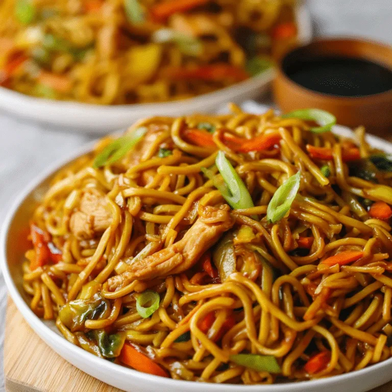 Easy Chicken Chow Mein with the Best Homemade Sauce – A Fast, Flavor-Packed Takeout Classic You Can Make at Home