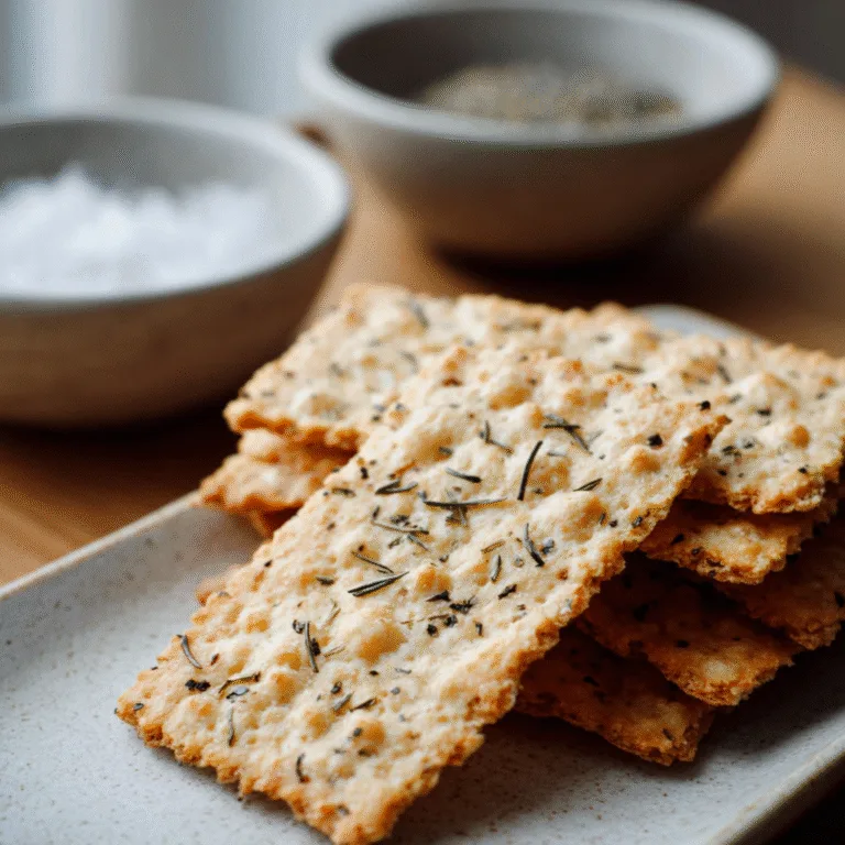 Sourdough Discard Crackers – Crispy, Savory, and Perfect for Snacking