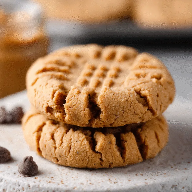 Soft and Chewy Peanut Butter Cookies – Classic, Cozy, and Melt-in-Your-Mouth Perfect