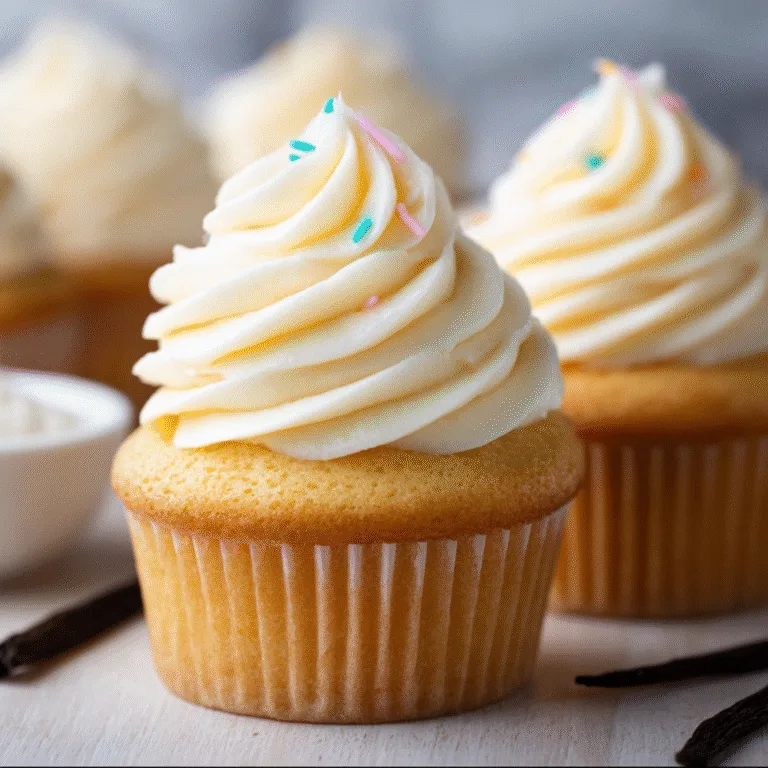Perfect Vanilla Cupcakes – Soft, Fluffy, Bakery-Style Cupcakes Every Time
