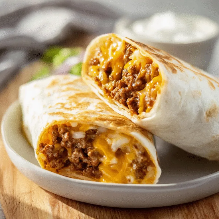 Copycat Taco Bell Beef Melt Burrito – Gooey, Cheesy, Fast-Food Comfort at Home