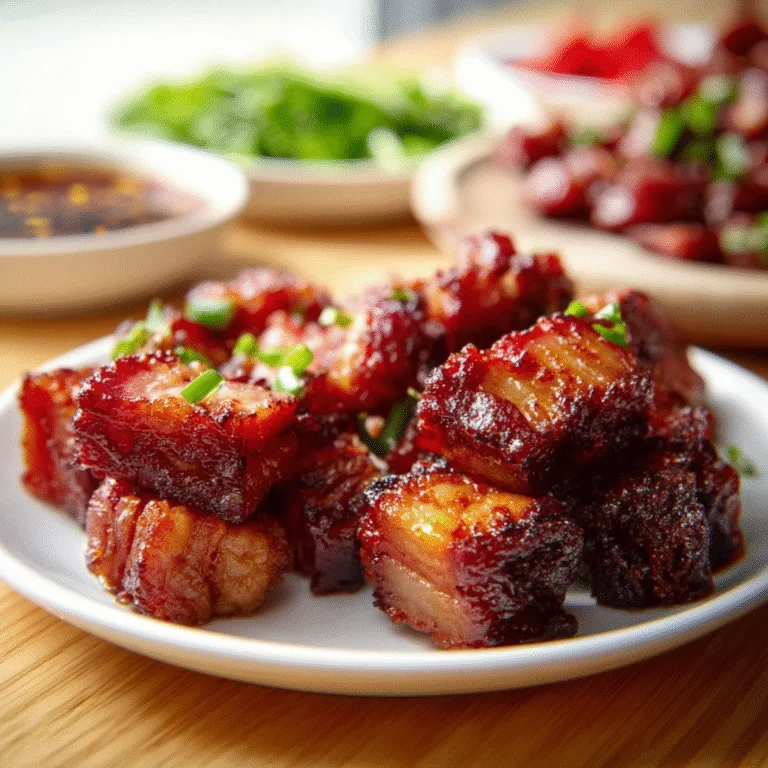 Chinese BBQ Pork (Char Siu) – Sweet, Savory, Sticky, and Restaurant-Level Delicious