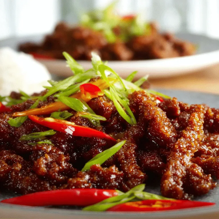 Crispy Chili Beef (Better Than Takeout!) – Crunchy, Sticky, Sweet, and Spicy Perfection