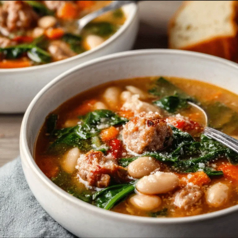 Italian Sausage White Bean Soup – Cozy, Hearty, and Comforting