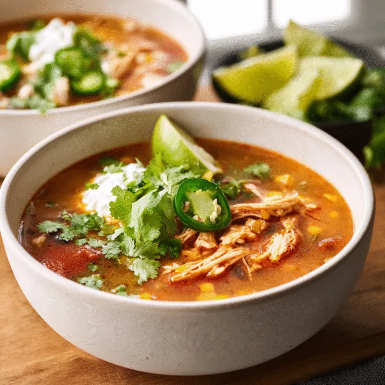Mexican Chicken Soup – Bright, Fresh, and Full of Flavor