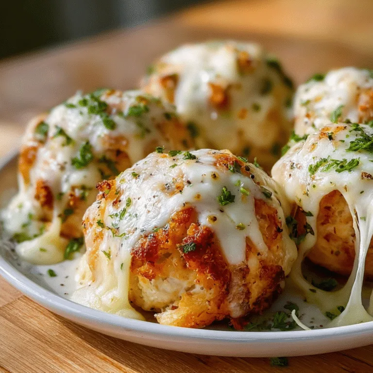 Melted Mozzarella & Ranch Chicken Bombs – Cheesy, Crispy, and Seriously Addictive