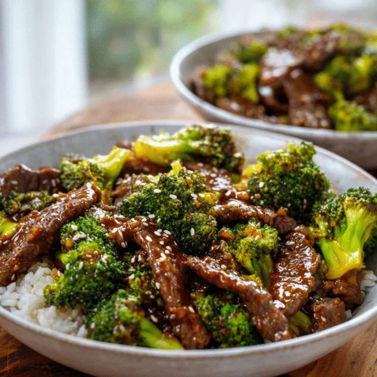 Better-Than-Takeout Beef and Broccoli – Fast, Flavorful, and Family Approved