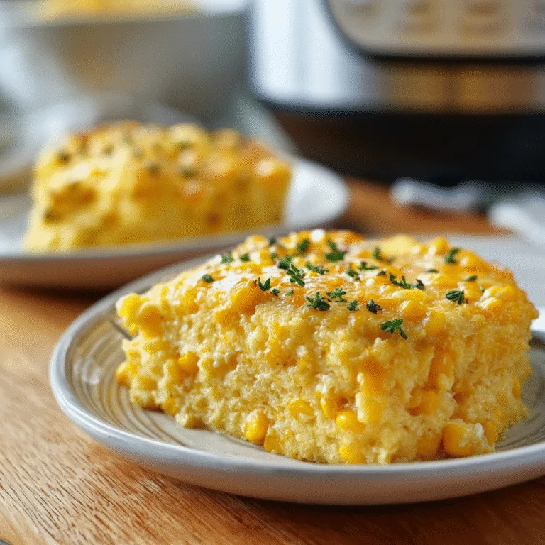 Slow Cooker Cream Cheese Corn Casserole – The Easiest, Creamiest Holiday Side You’ll Ever Make