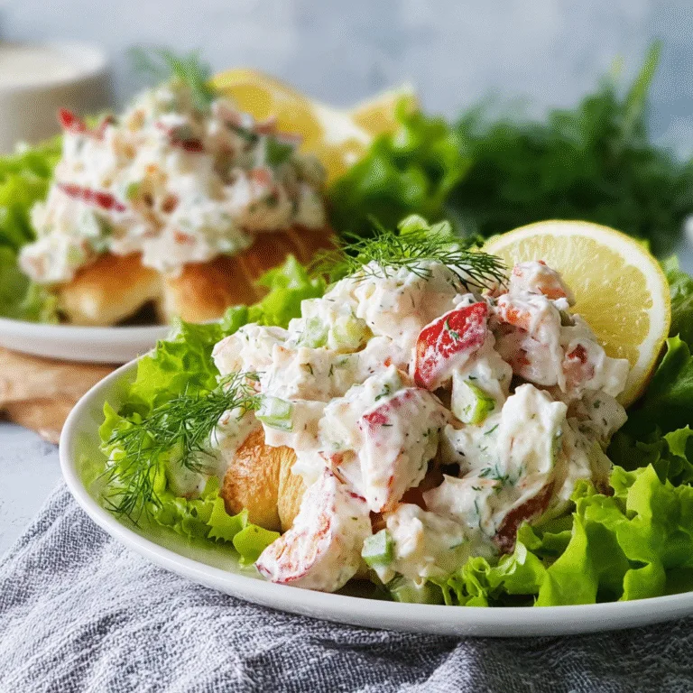 Creamy Crab Seafood Salad – A Cool, Refreshing, Coastal-Style Dish Perfect for Lunch, Parties, and Summertime Meals