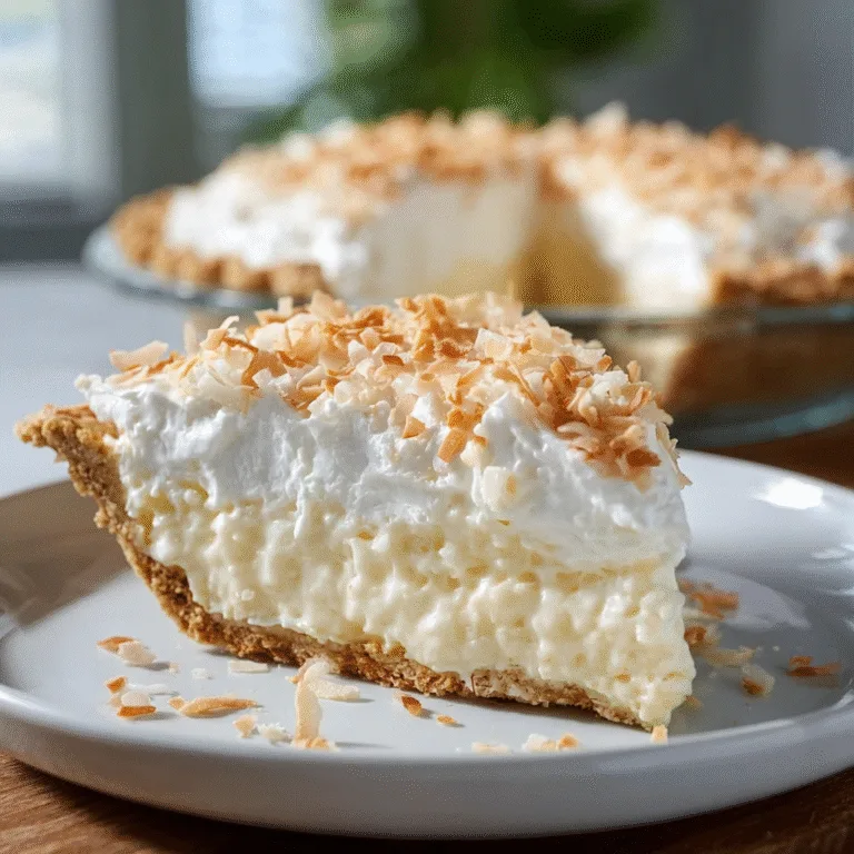 Grandma’s Coconut Cream Pie – A Nostalgic, Silky, Heavenly Slice of Comfort