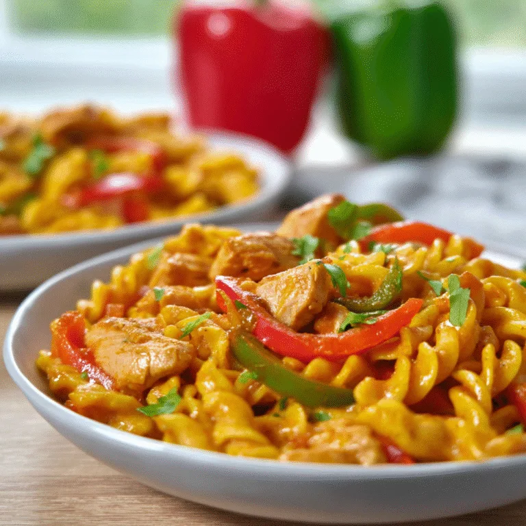 One-Pot Chicken Fajita Pasta – A Creamy, Flavor-Packed Weeknight Dinner Everyone Loves