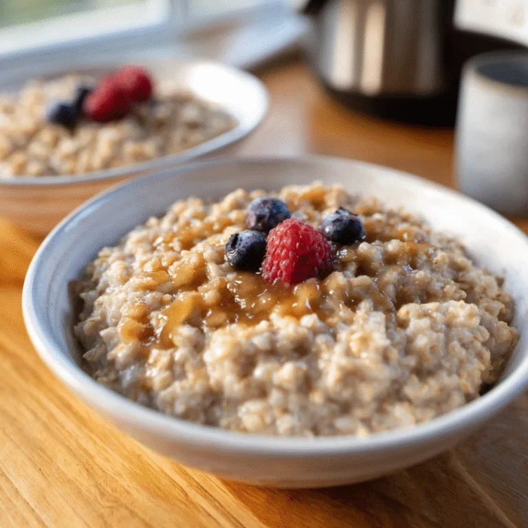 Instant Pot Steel-Cut Oats – Creamy, Cozy, and Effortlessly Perfect Every Time