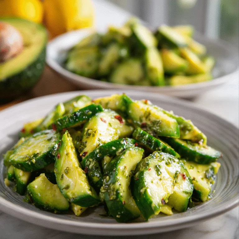 Cucumber Avocado Salad – A Refreshing, Creamy, Bright Summer Favorite