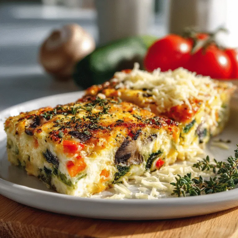 Cottage Cheese and Veggie Bake – A High-Protein, Cozy, Wholesome Casserole