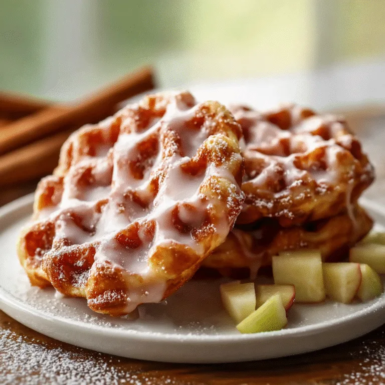 Apple Fritter Waffle Donuts – Crispy, Glazed, Warm Apple Magic Made Easy