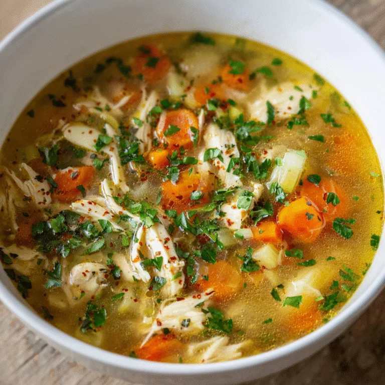 Best Homemade Chicken Soup Recipe – Cozy, Nourishing, and Packed with Classic Comfort