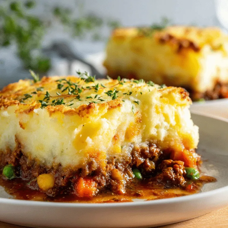 Classic Shepherd’s Pie Recipe – A Cozy, Hearty Comfort Food Favorite