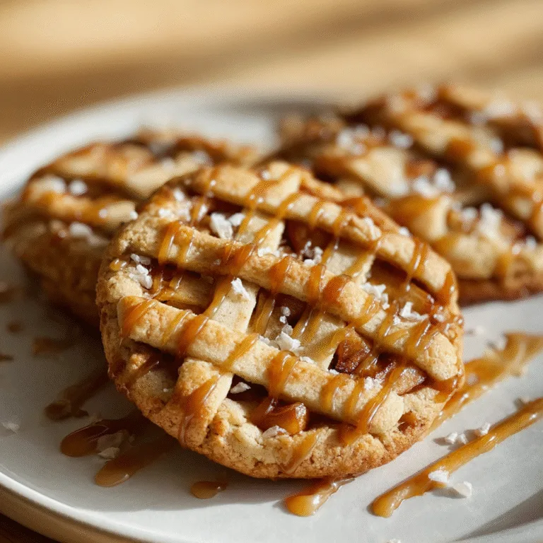 Irresistible Salted Caramel Apple Pie Cookies – A Gooey, Warm, Fall-Inspired Treat That Feels Like a Hug