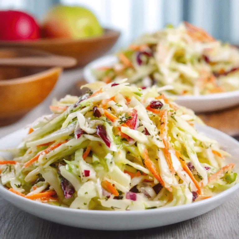 Fresh & Crunchy Apple Coleslaw – A Crisp, Refreshing Twist on a Classic