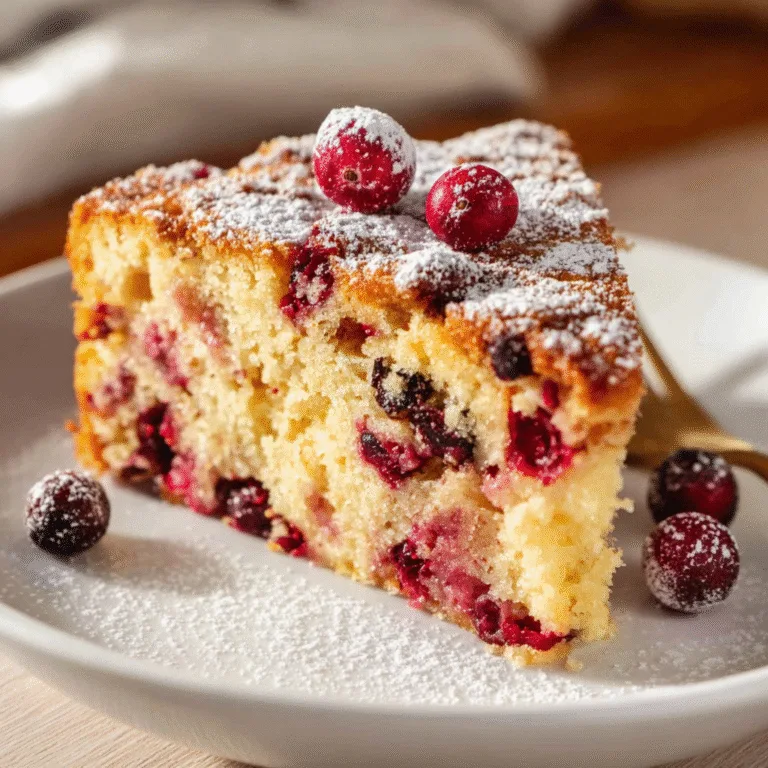 Cranberry Christmas Cake – A Festive, Sweet-Tart Holiday Favorite