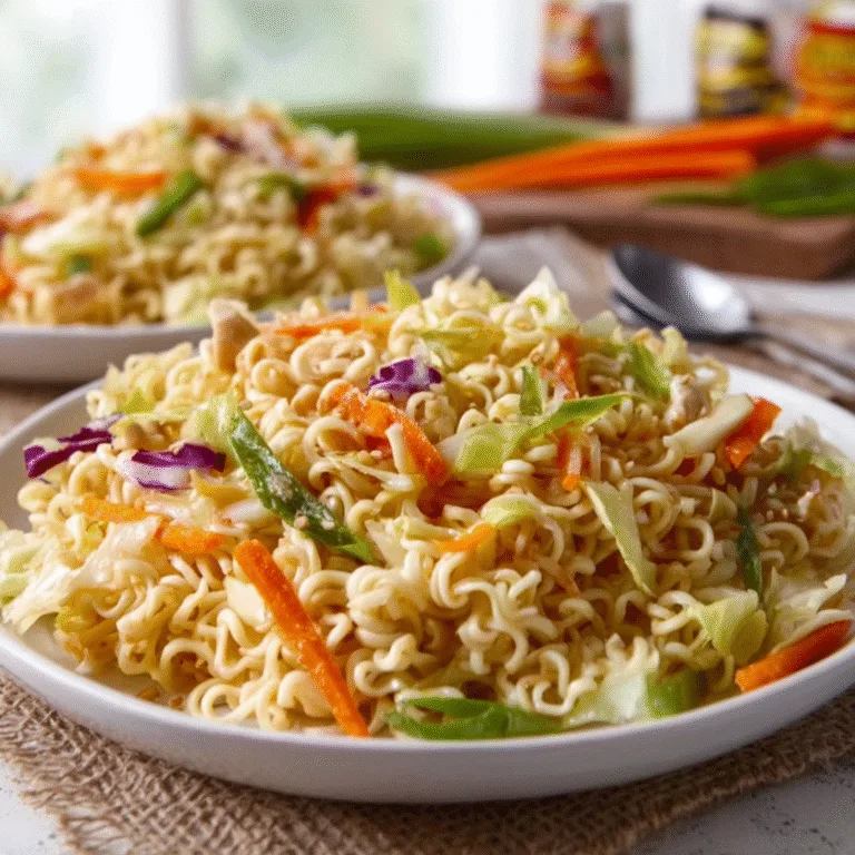 Classic Ramen Noodle Salad – A Crunchy, Colorful Potluck Favorite