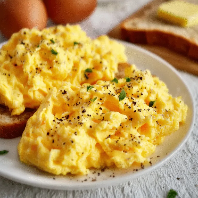 The Best Scrambled Eggs – Soft, Creamy, Fluffy, and Absolutely Foolproof