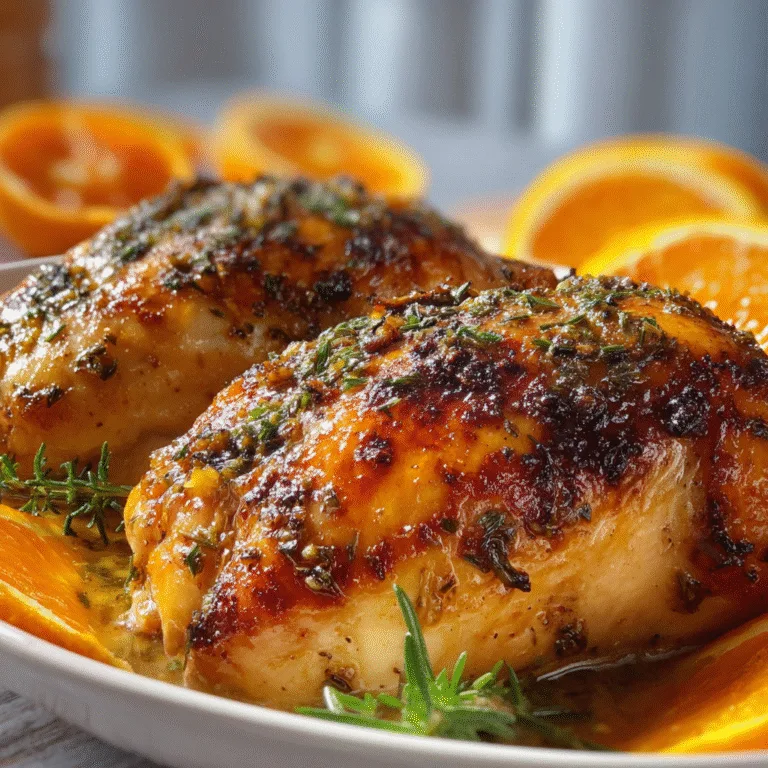 Roasted Orange Chicken – Bright, Citrusy, Juicy, and Comfortingly Simple