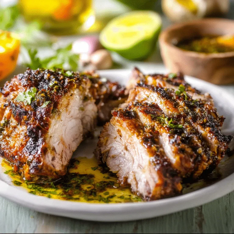 Roasted Cuban Mojo Pork (Lechon Asado) – Tender, Citrus-Garlic, and Melt-in-Your-Mouth Delicious