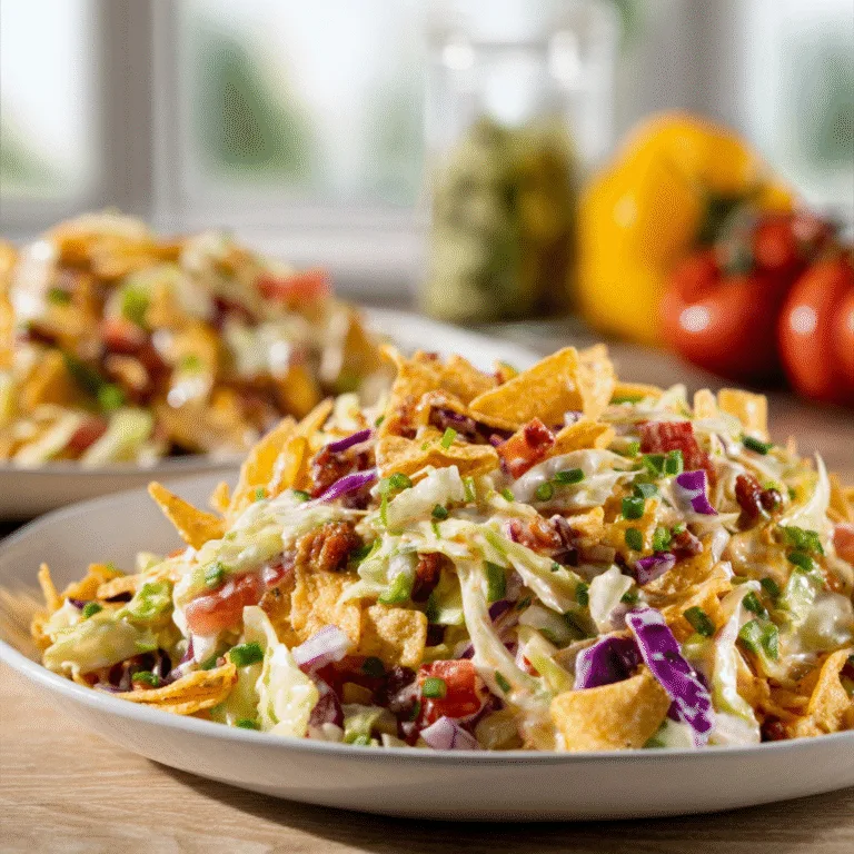 Frito Cowboy Cabbage Salad – A Crunchy, Zesty, Irresistible Southwestern-Inspired Crowd Pleaser