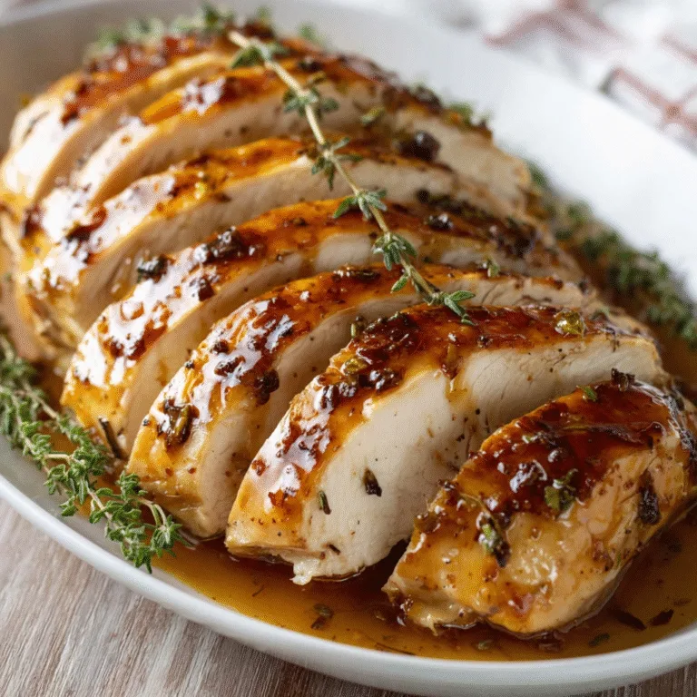 Slow Cooker Amish Maple Turkey Breast – Tender, Sweet, Savory, and Effortlessly Delicious