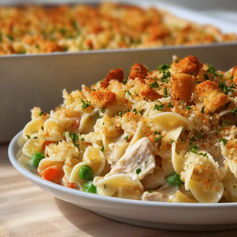 Cozy Chicken Noodle Casserole – Creamy, Comforting, and Perfect for Any Night of the Week