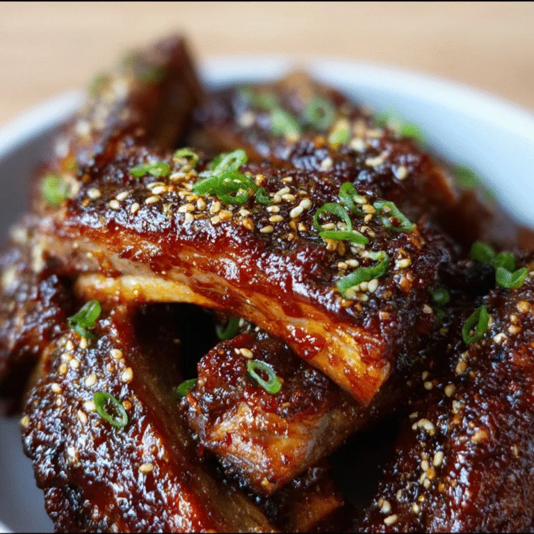 Honey Garlic Ribs – Sticky, Tender, Fall-Apart Flavor Magic