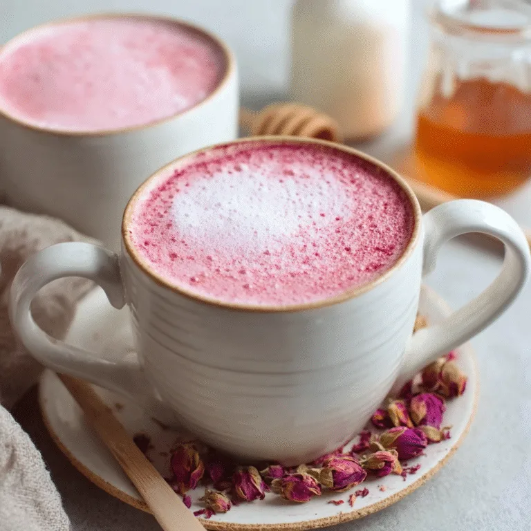 Creamy Pink Latte – A Cozy, Dreamy Mug of Naturally Pink Comfort