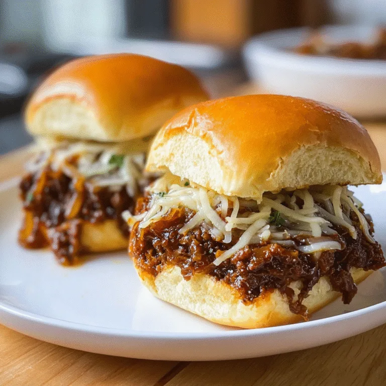 French Onion Beef Sloppy Joes – A Rich, Comforting Twist on a Classic Sandwich
