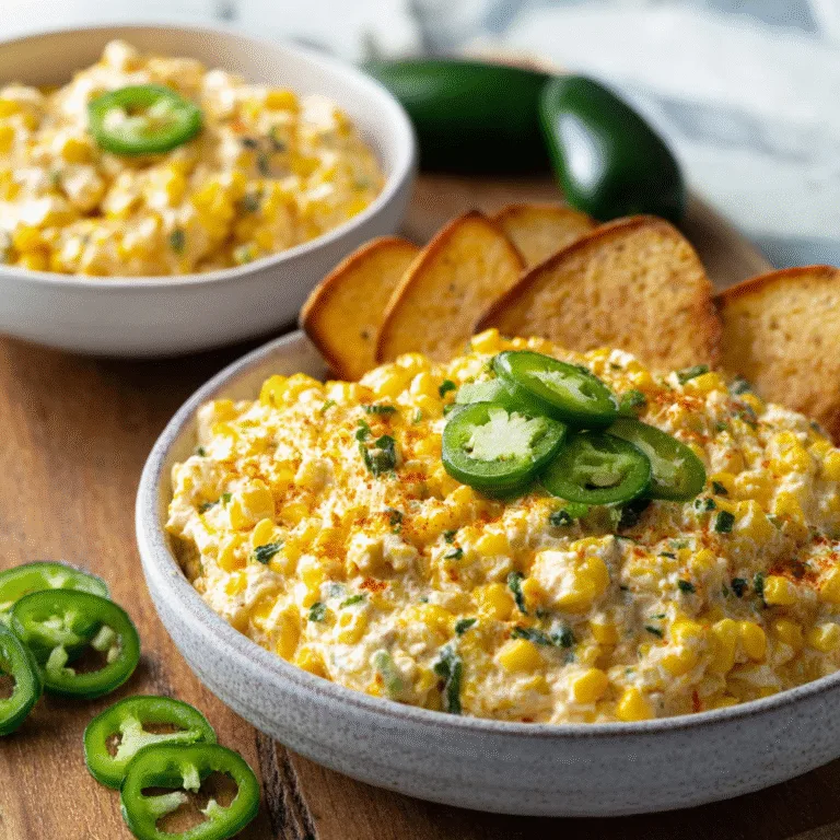 Jalapeño Corn Dip – Creamy, Cheesy, Irresistibly Spicy Comfort