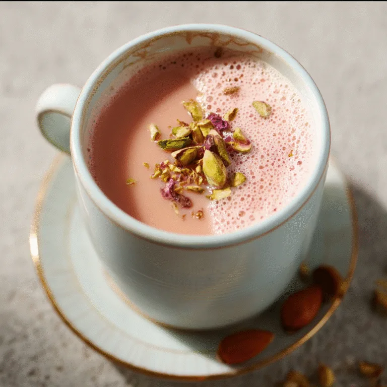 Kashmiri Pink Tea (Noon Chai) – A Delicate, Warming Tradition in Every Sip