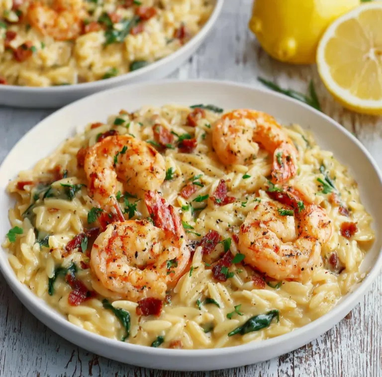 Creamy Shrimp Orzo – A Cozy One-Pot Pasta That Feels Like Comfort in a Bowl