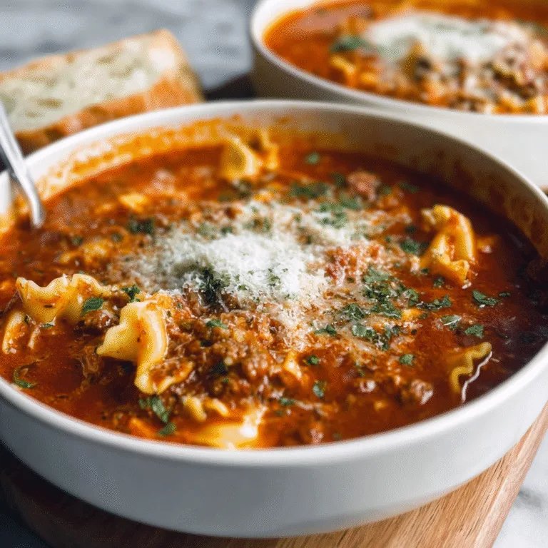 One Pot Lasagna Soup – All the Comfort of Lasagna in a Cozy Bowl