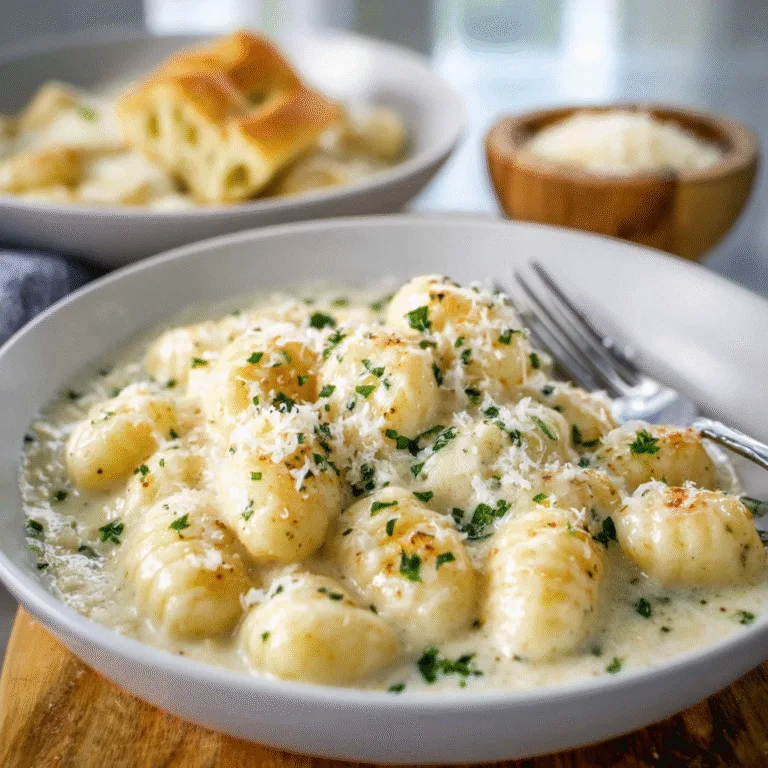 15-Minute Creamy Alfredo Gnocchi – A Luxuriously Cozy Weeknight Win