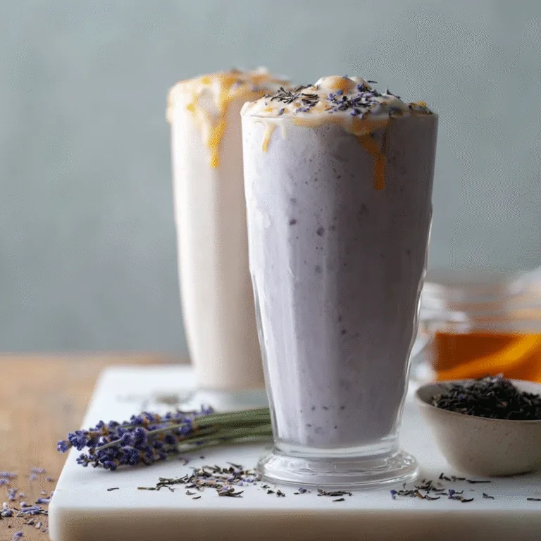 Earl Grey Lavender Milkshake – A Floral Café-Style Treat at Home